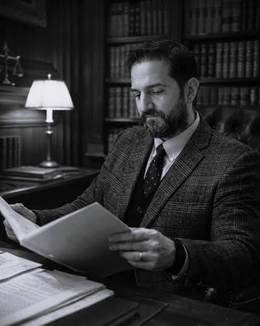 Avv. Giuseppe Di Palo nel suo studio